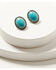 Image #1 - Shyanne Women's Frontier Antique Oval Earrings , Silver, hi-res