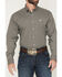 Image #3 - Cinch Men's Geo Print Long Sleeve Button-Down Western Shirt, Brown, hi-res