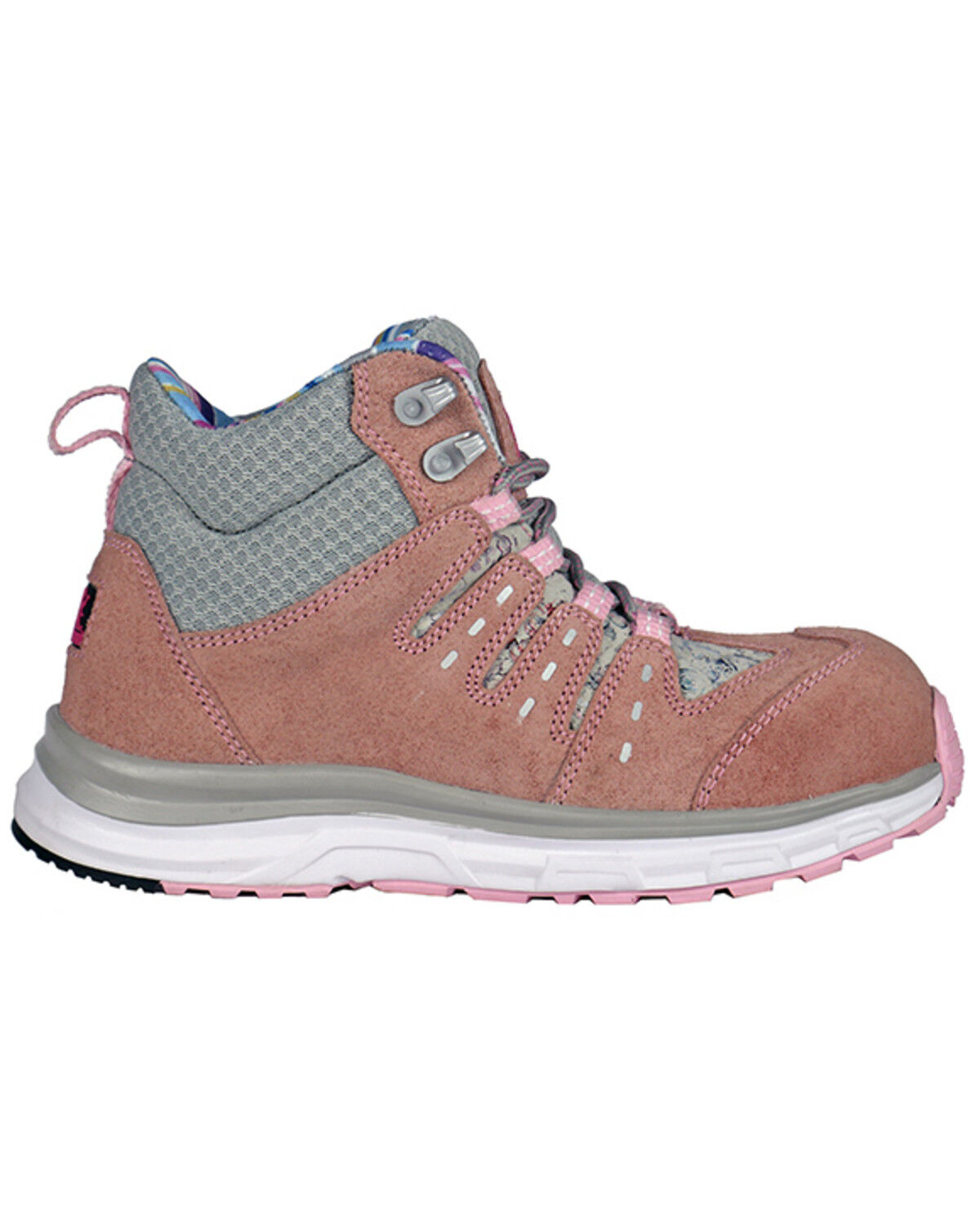 Image #2 - Hoss Women's Trisha Hiker Work Shoes - Composite Toe, Pink, hi-res