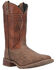 Image #1 - Laredo Men's Tusk Western Performance Boots - Broad Square Toe, Beige/khaki, hi-res