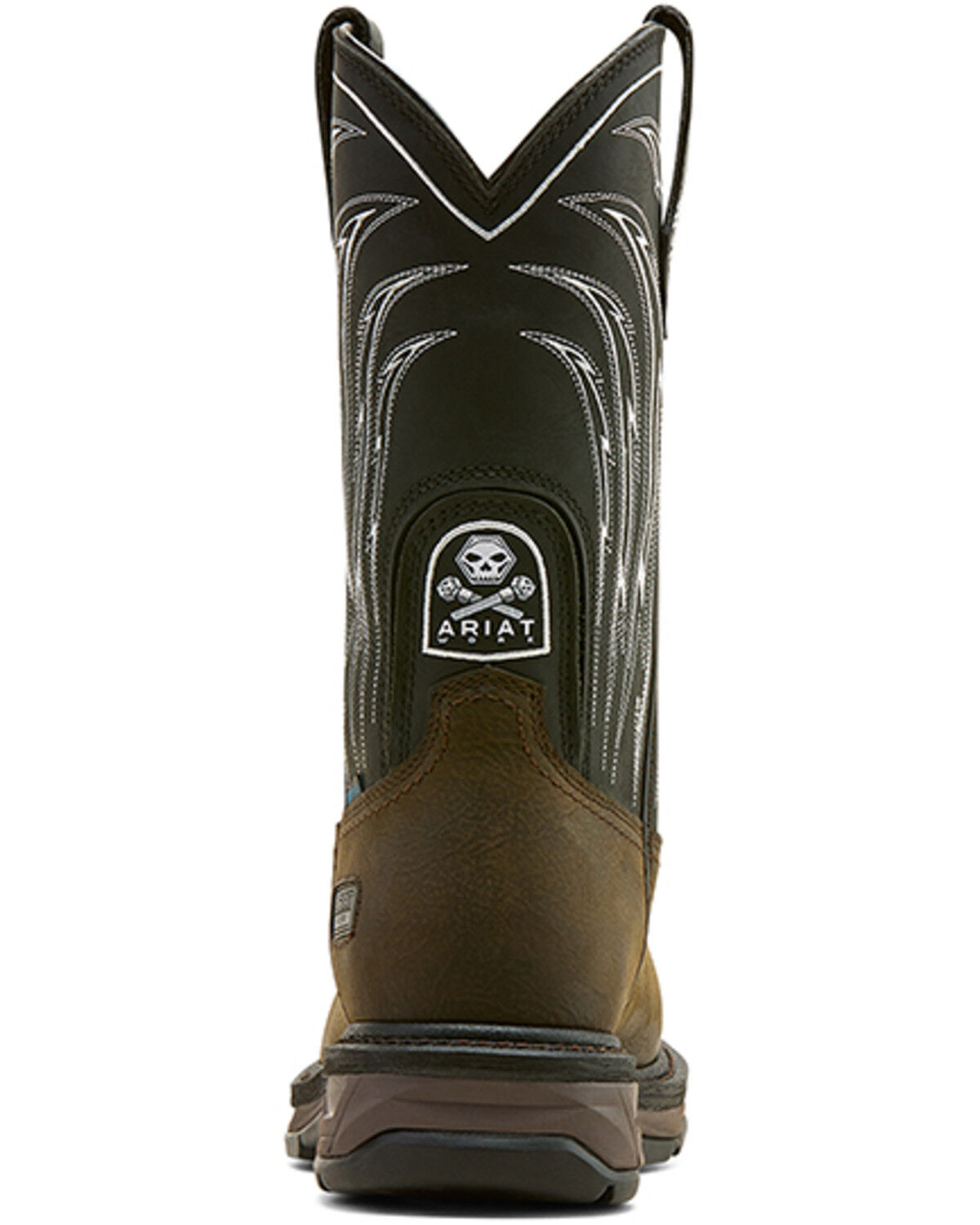 Image #6 - Ariat Men's WorkHog&reg; XT Bolt Skull Waterproof Work Boots - Carbon Toe, Brown, hi-res