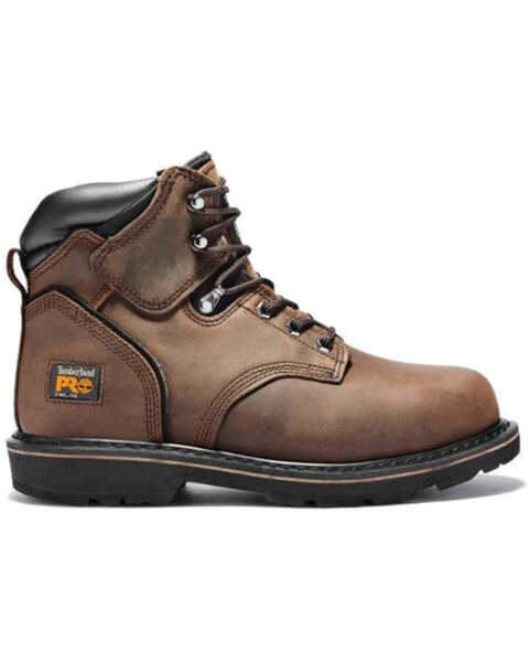 Image #2 - Timberland PRO Men's 6" Pit Boss Slip Resistant Work Boots - Steel Toe , Brown, hi-res