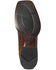 Image #5 - Ariat Men's Distressed Dash VentTEK Ultra Bantamweight Performance Western Boots - Broad Square Toe, Brown, hi-res