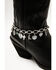 Image #2 - Shyanne Women's Chain Link Charm Boot Bracelet, Silver, hi-res