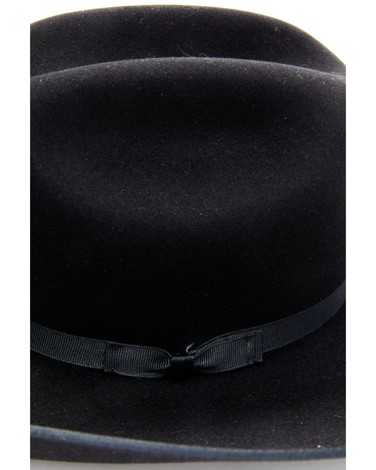 Image #2 - Serratelli 6X Felt Cowboy Hat, Black, hi-res