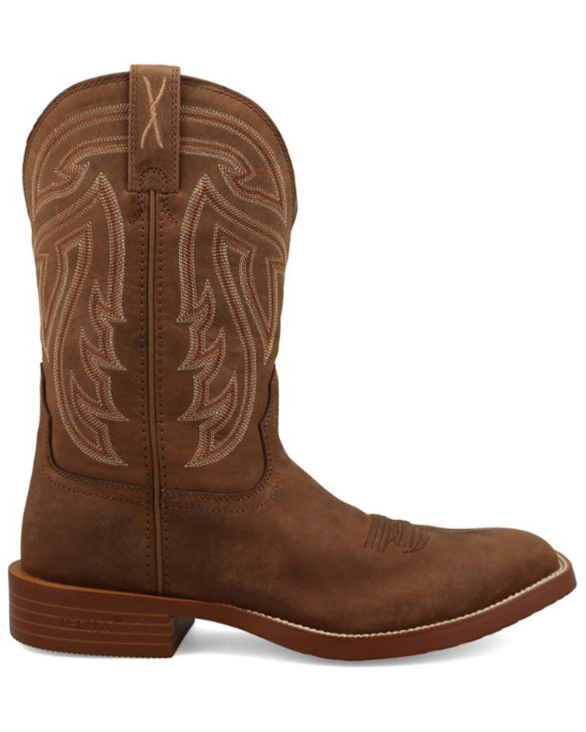 Image #2 - Twisted X Men's 11" Tech X Performance Western Boots - Broad Square Toe, Brown, hi-res