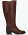 Image #2 - Frye Women's Carson 2 Piping Tall Wide Calf Fashion Boots - Round Toe, Brown, hi-res