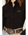 Image #3 - Kimes Ranch Women's Logo Long Sleeve Button-Down Western Shirt, Black, hi-res