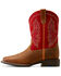 Image #2 - Ariat Boys' Wilder Western Boots - Broad Square Toe , Brown, hi-res