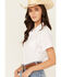 Image #2 - Ariat Women's VentTEK Solid Short Sleeve Button-Down Stretch Western Shirt, , hi-res