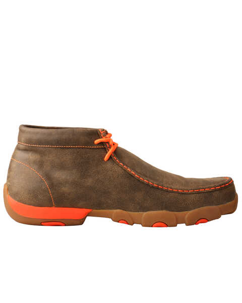 Image #2 - Twisted X Men's Work Chukka Driving Shoes - Steel Toe, Brown, hi-res