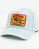 Image #1 - Stetson Men's Denim Bison Ball Cap, Blue, hi-res