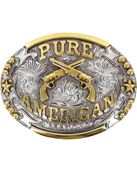 Image #1 - Cody James® Pure American Buckle, Silver, hi-res