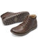Image #4 - Born Men's Nigel Boots - Round Toe, Brown, hi-res