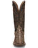 Image #4 - Tony Lama Men's Mitcham Exotic Caiman Western Boots - Broad Square Toe , Brown, hi-res