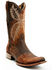 Image #1 - Corral Men's Embroidered Western Boots - Square Toe , Chocolate, hi-res