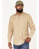 Image #1 - Resistol Men's Wheat Ridge Check Button Down Western Shirt , Sage, hi-res