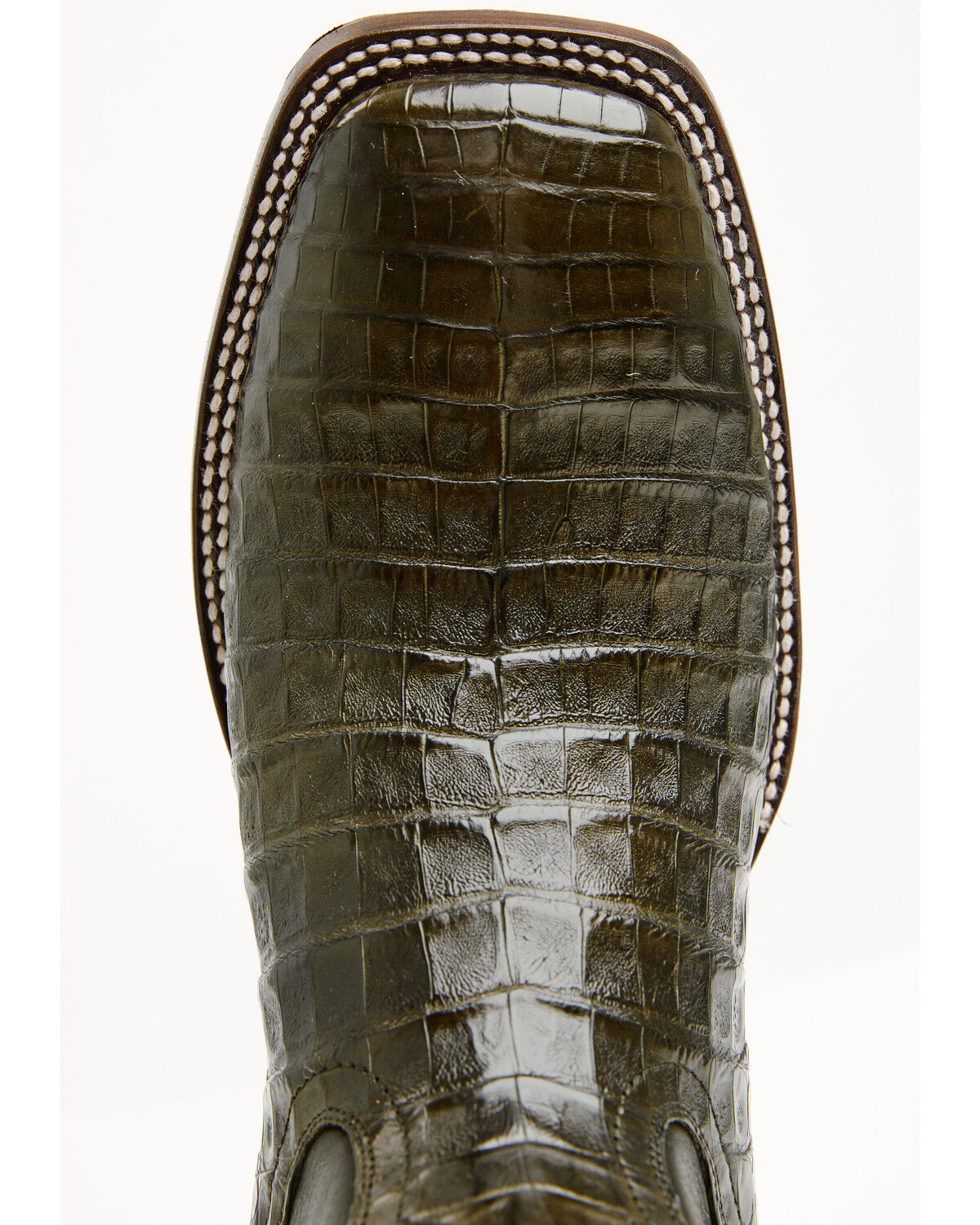 Image #6 - Cody James Black 1978&reg; Men's The Hayward Exotic Caiman Belly Western Boots - Broad Square Toe, Green, hi-res
