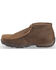 Image #3 - Twisted X Men's Driving Mocs Steel Toe Lace-Up Work Shoes, Brown, hi-res