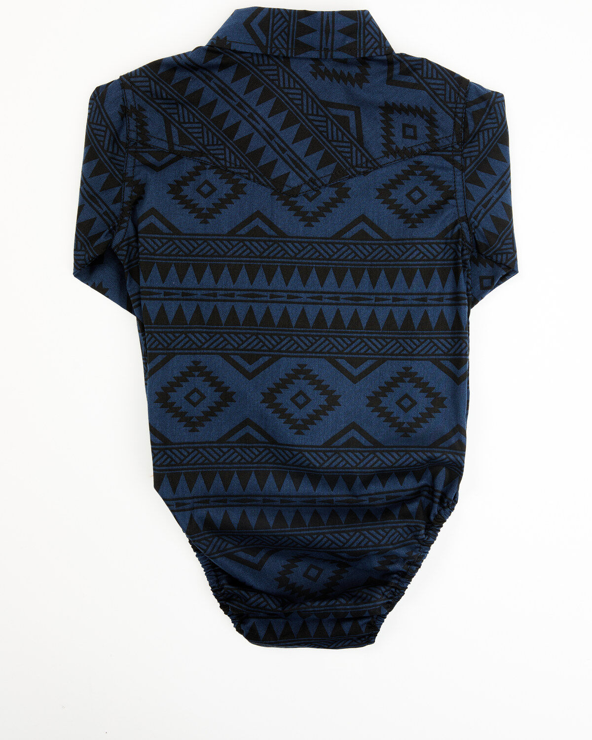Image #3 - Cody James Infant Boys' Machine All-Over Print Long Sleeve Snap Western Onesie, Light Blue, hi-res
