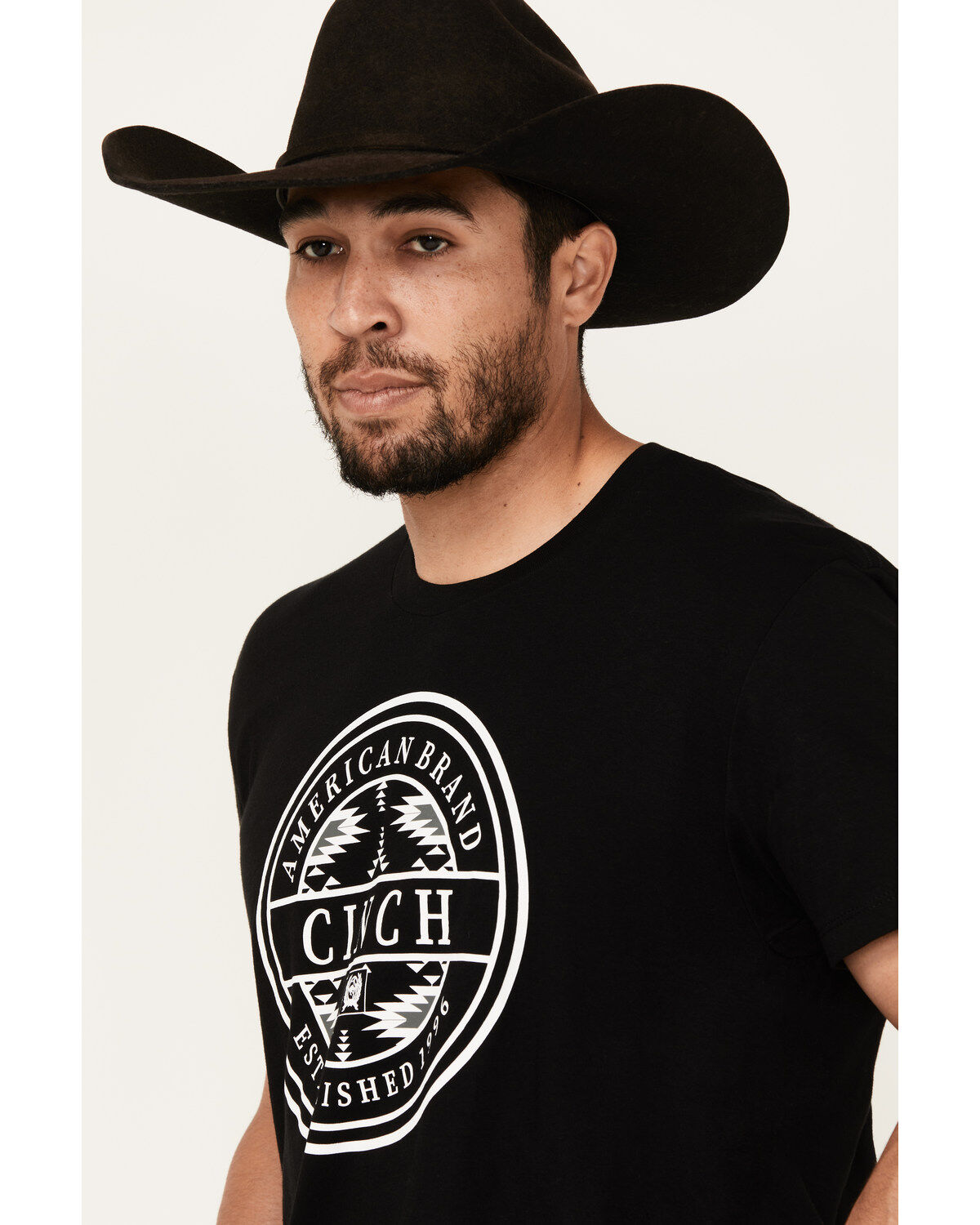 Image #2 - Cinch Men's Boot Barn Exclusive Logo Short Sleeve Graphic T-Shirt, Black, hi-res