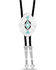 Image #1 - Montana Silversmiths Women's Southwest Skies Scalloped Bolo Tie , Turquoise, hi-res