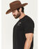 Image #3 - Seager Men's Branded Short Sleeve Graphic T-Shirt, Black, hi-res