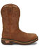 Image #2 - Justin Men's Resistor Russet Waterproof Western Work Boots - Nano Composite Toe, Russett, hi-res