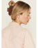 Image #1 - Shyanne Women's Tooled Floral Leather Hair Clip, Brown, hi-res
