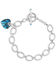 Image #1 - Montana Silversmiths Women's Untamable Heart Of Stone Bracelet, Silver, hi-res