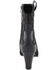 Image #7 - Milwaukee Leather Women's Studded Overlay Western Boots - Round Toe, Black, hi-res
