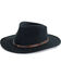 Image #1 - Cody James&reg; Men's Durango Crush Wool Hat, Black, hi-res