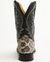 Image #5 - Cody James Men's Exotic Anaconda Western Boots - Broad Square Toe, Black, hi-res