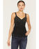 Image #2 - Idyllwind Women's Fringe Sequin Sleeveless Tank Top, Black, hi-res