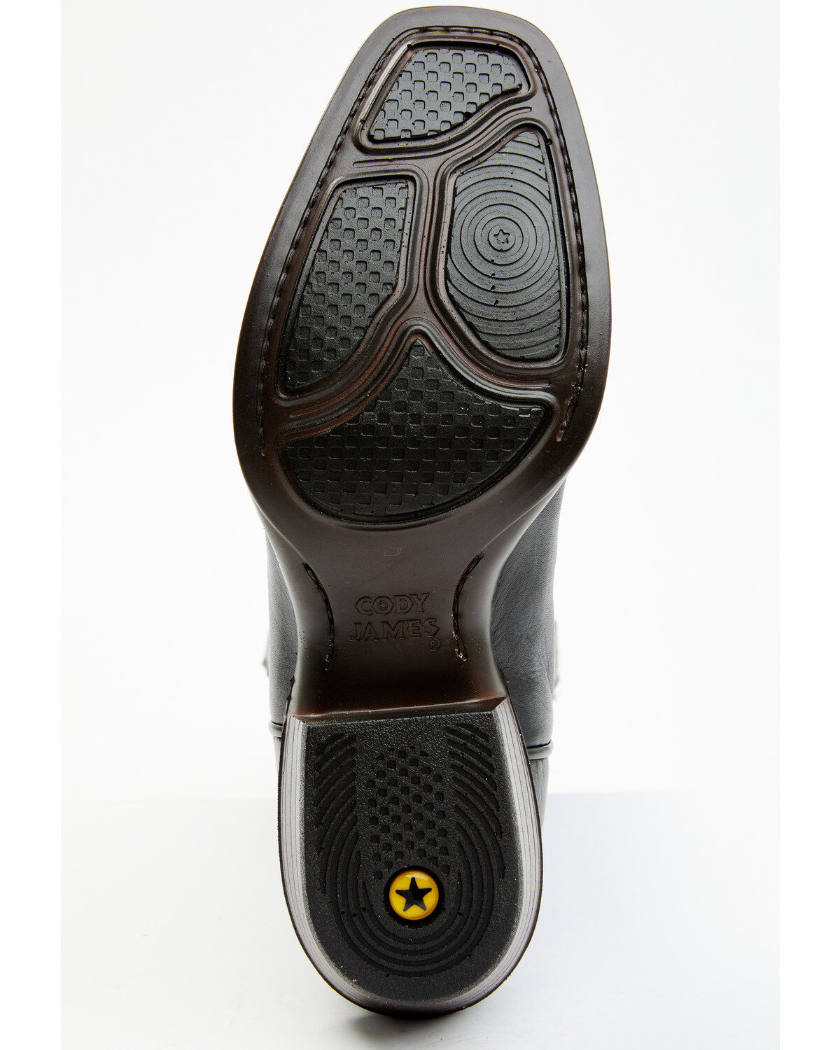 Image #7 - Cody James Men's Hoverfly Western Performance Boots - Square Toe, Black, hi-res
