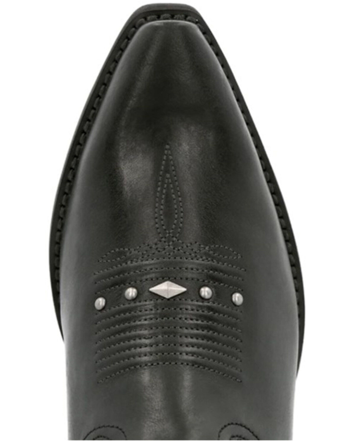 Image #4 - Durango Women's Crush Antique Studded Performance Western Boots - Snip Toe, Black, hi-res