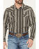 Image #3 - Cody James Men's Harpeth Striped Long Sleeve Snap Western Shirt, Charcoal, hi-res