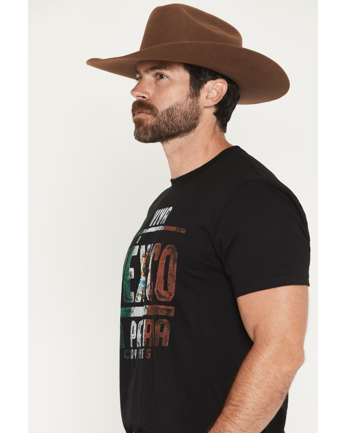 Image #2 - Cody James Men's Viva Mexico Short Sleeve Graphic T-Shirt, Black, hi-res