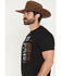 Image #2 - Cody James Men's Viva Mexico Short Sleeve Graphic T-Shirt, Black, hi-res