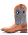 Image #3 - Laredo Men's Top Performance Western Boots - Broad Square Toe, Tan, hi-res