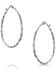 Image #1 - Montana Silversmiths Women's Cut Rope Hoop Earrings, Silver, hi-res