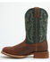 Image #3 - Justin Men's Frontier Wild Bill Performance Western Boots - Round Toe, Brown, hi-res