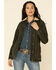 Image #1 - STS Ranchwear Women's Jolene Canvas Sherpa Jacket, Olive, hi-res