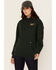 Image #2 - Troll Co Women's Rosie Graphic Hoodie , Forest Green, hi-res