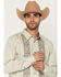 Image #2 - Moonshine Spirit&reg; Men's Heart Embroidered Long Sleeve Snap Western Shirt, Tan, hi-res