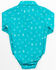 Image #3 - Shyanne Infant Girls' Long Sleeve Western Conversational Print Onesie, Turquoise, hi-res