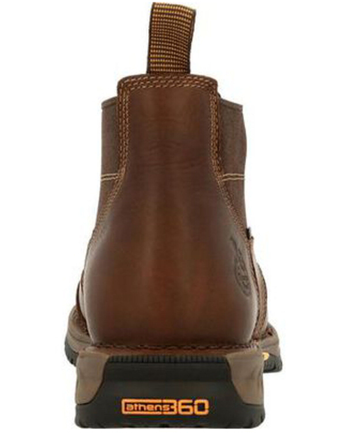Image #4 - Georgia Boot Men's Athens 360 Chelsea Work Boots - Steel Toe, Brown, hi-res