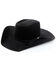 Image #1 - Serratelli 6X Cattleman Fur Felt Cowboy Hat, Black, hi-res