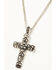 Image #2 - Shyanne Women's Cross Pendant Necklace , Silver, hi-res