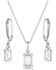 Image #2 - Montana Silversmiths Women's Practically Perfect Crystal Jewelry Set, Silver, hi-res